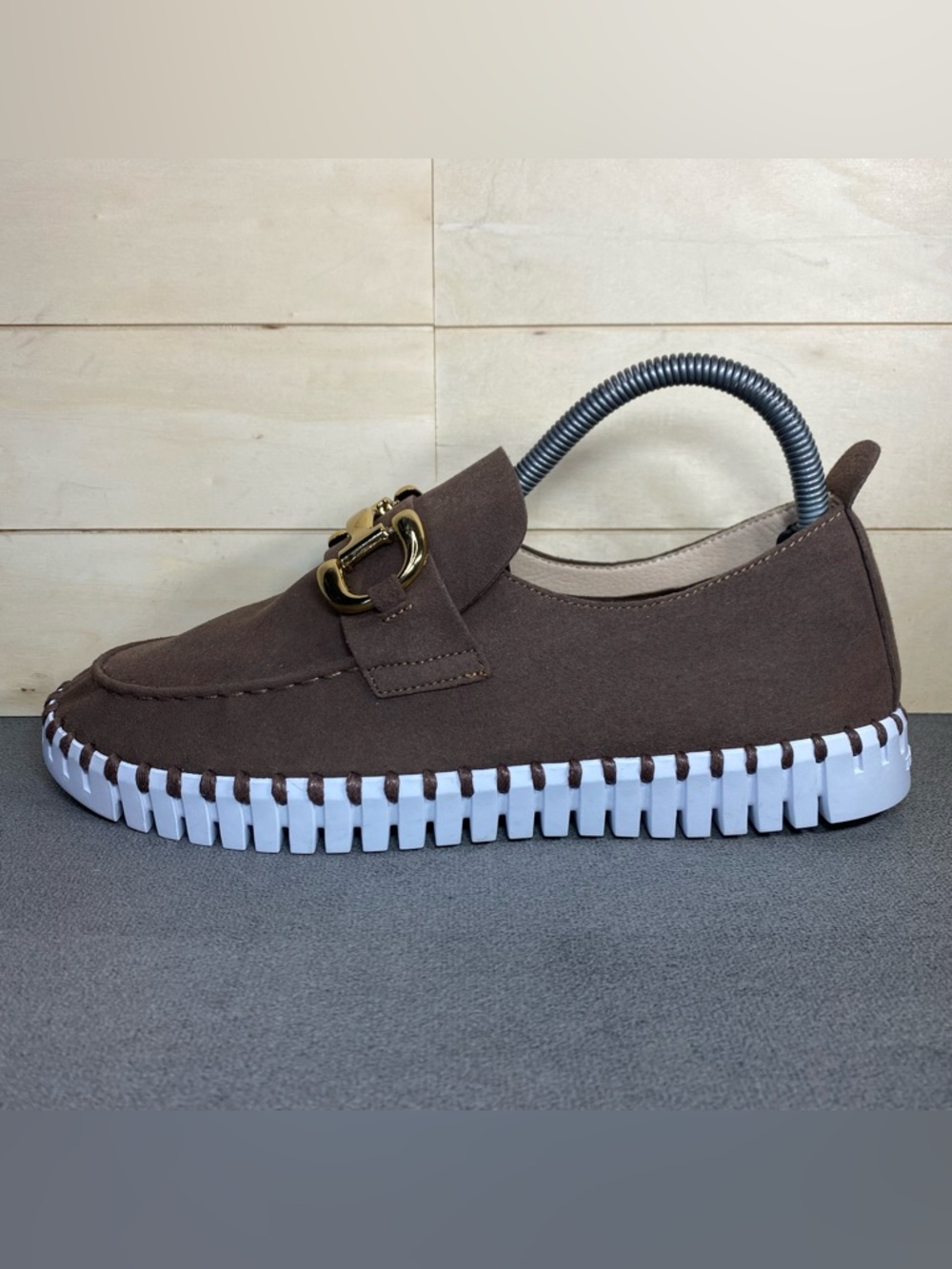 Ilsie Jacobsen Tulip Bit Loafers Brown Women's Size 8 Shoes EU40 Flats - Picture 4 of 12